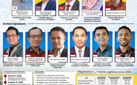 [9 Sep 2026] The 14th International Conference of the Indonesian Chemical Society (ICICS) 2026 & International Conference on Chemistry Education and Science (ICCES)